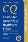 CAMBRIDGE QUARTERLY OF HEALTHCARE ETHICS杂志封面